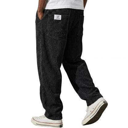 Vasco | Pantaloni in velluto a coste con vita elastica da uomo