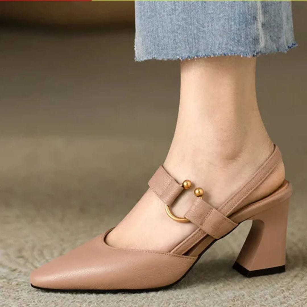 Vera | Décolleté slingback con tacco a blocco per donna