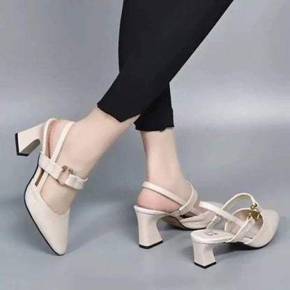 Vera | Décolleté slingback con tacco a blocco per donna