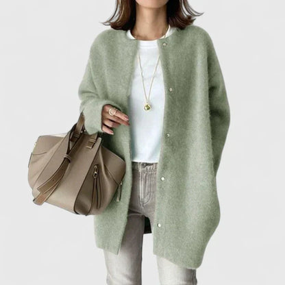 Rocio | Gilet Donna Elegante con Bottoni Maniche Lunghe