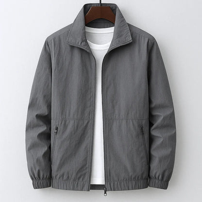 Sebastiano | Giacca bomber con zip e colletto alto da uomo