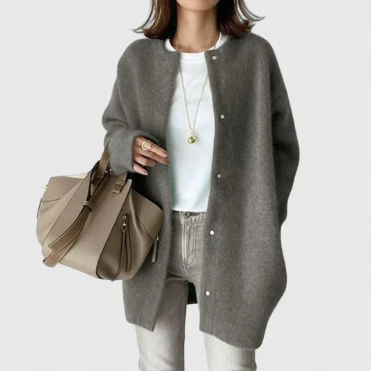 Rocio | Gilet Donna Elegante con Bottoni Maniche Lunghe