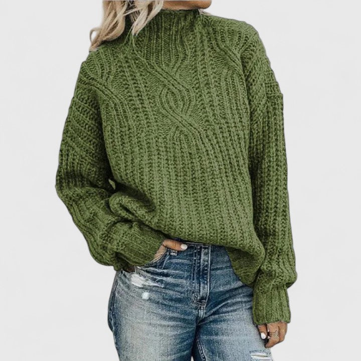 Alexa | Pullover Donna Maglia Spessa Torciglione Cocooning