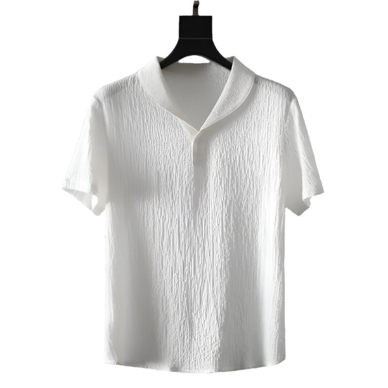 Amedeo | Completo polo e pantaloni con colletto sciallato da uomo