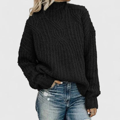 Alexa | Pullover Donna Maglia Spessa Torciglione Cocooning