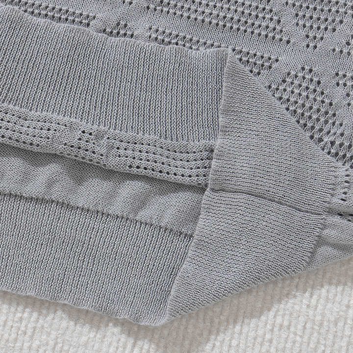 Vittorio | Polo in maglia traforata con bottoni da uomo