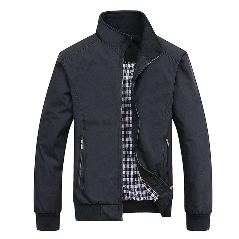 Remo | Giubbotto bomber con zip e collo alto da uomo
