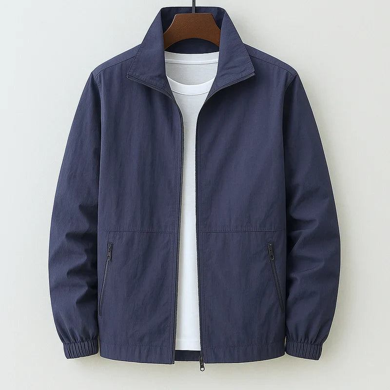 Sebastiano | Giacca bomber con zip e colletto alto da uomo