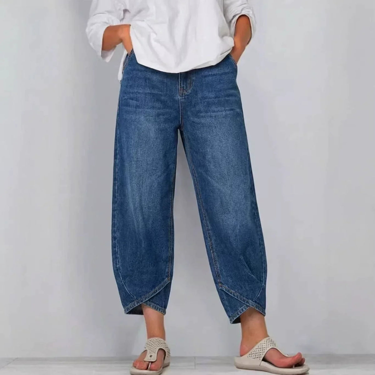 Marta | Jeans ampio donna dallo stile casual chic