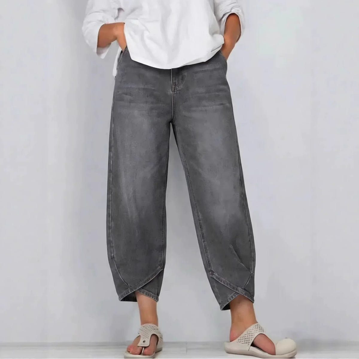 Marta | Jeans ampio donna dallo stile casual chic