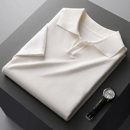Rocco | Polo a maglia con scollo a V e colletto da uomo