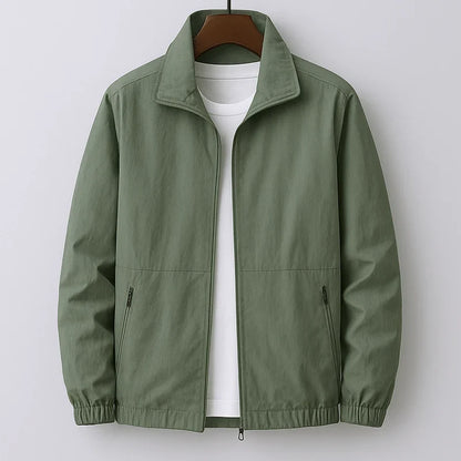 Sebastiano | Giacca bomber con zip e colletto alto da uomo