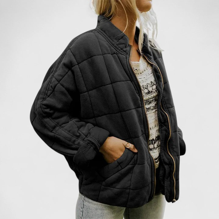 Matilde | Giacca Trapuntata Donna Con Zip Casual