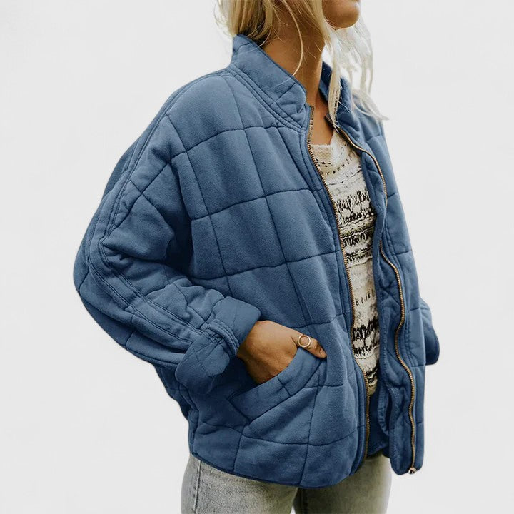 Elena | Giacca Trapuntata Donna Con Zip Casual