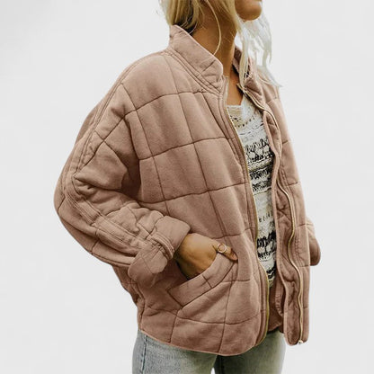 Matilde | Giacca Trapuntata Donna Con Zip Casual
