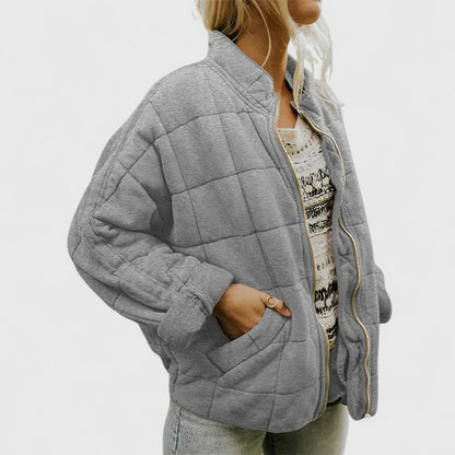 Elena | Giacca Trapuntata Donna Con Zip Casual