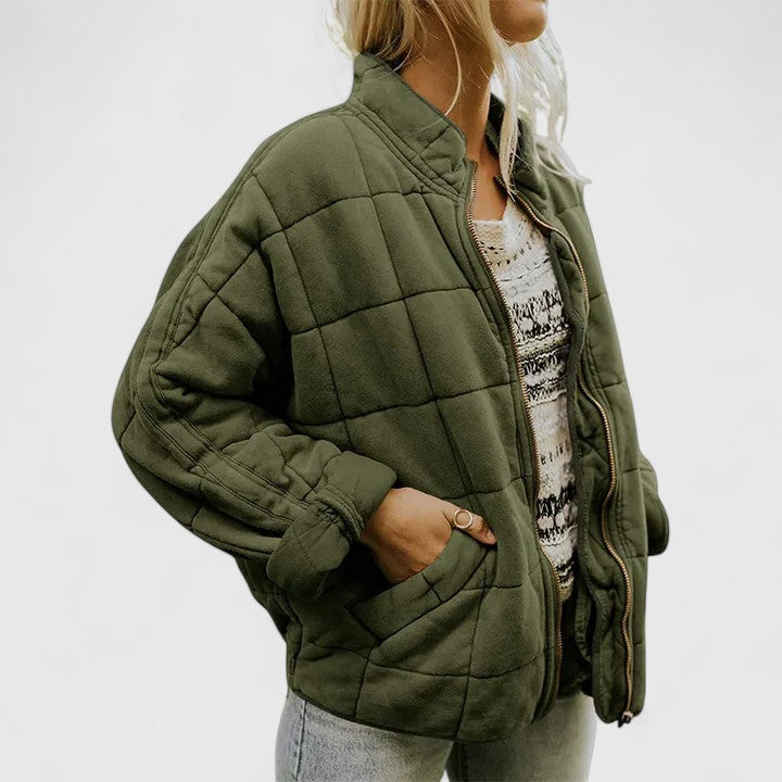 Matilde | Giacca Trapuntata Donna Con Zip Casual