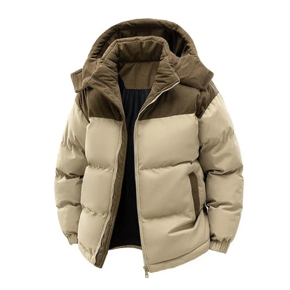 Everett | Giubbotto imbottito con cappuccio e zip da uomo
