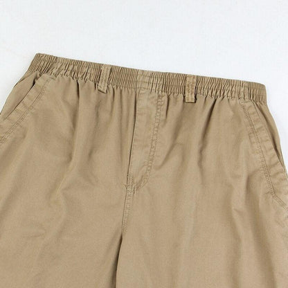 Cesare | Pantaloni dritti con elastico in vita e tasche laterali da uomo