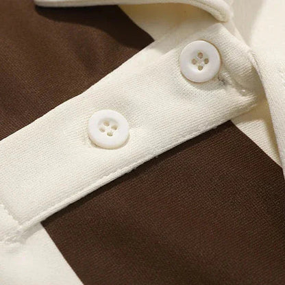 Hafford | Polo a righe a maniche lunghe da uomo