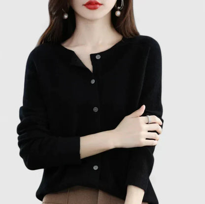 Flavia | Pull Donna Elegante con Bottoni Maniche Lunghe