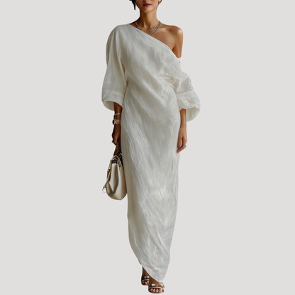 Anne Sophie | Abito Lungo Elegante a Una Spalla