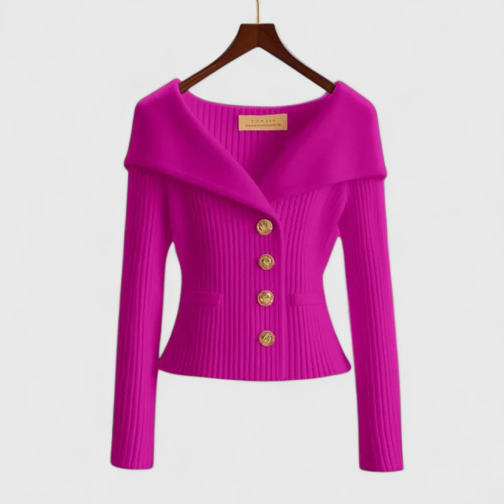 Luz | Maglione Donna Chic Col V Maniche Lunghe
