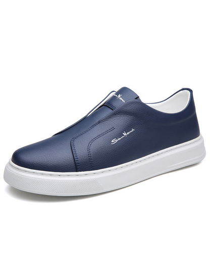 Ferdinando | Scarpe slip-on con suola bianca spessa da uomo