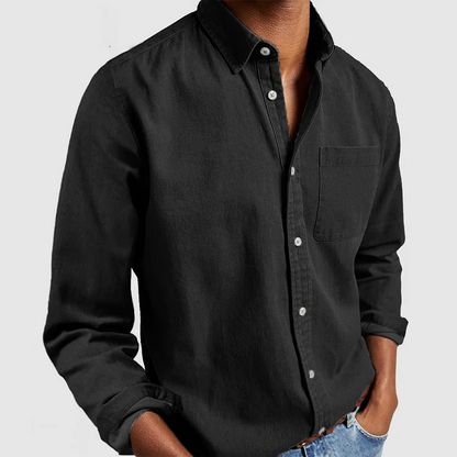 Riccardo | Camicia button-down con taschino da uomo