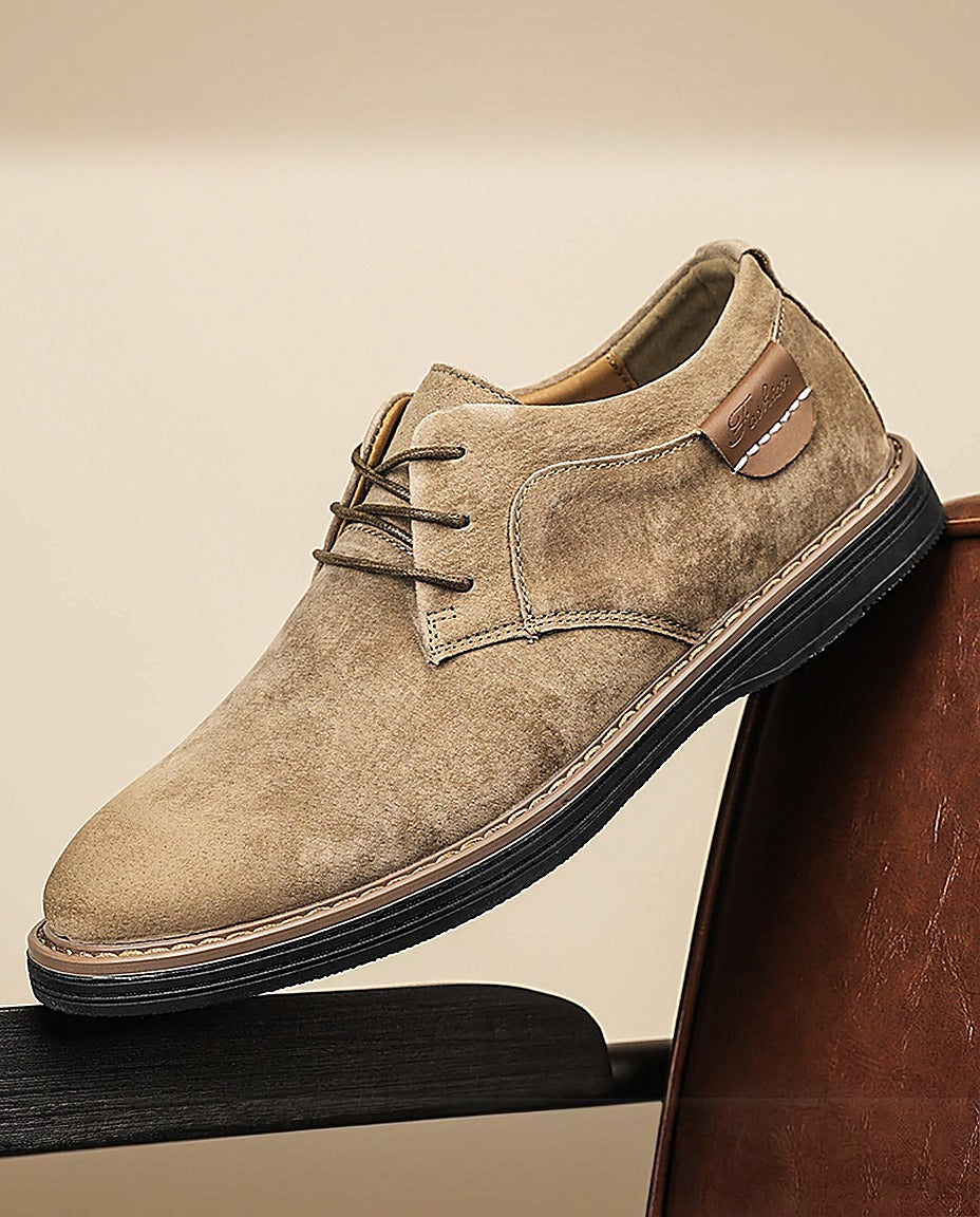 Valdemaro | Scarpe derby stringate con suola in gomma da uomo