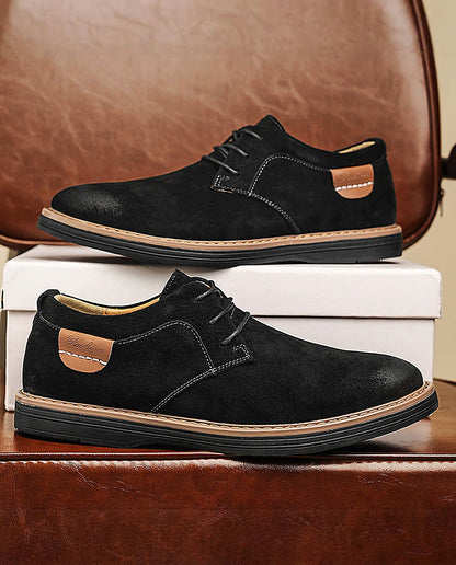 Valdemaro | Scarpe derby stringate con suola in gomma da uomo