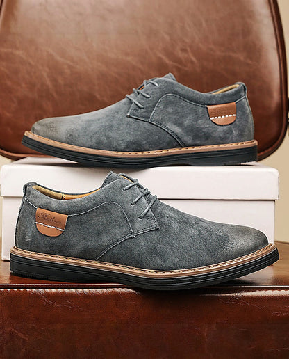 Valdemaro | Scarpe derby stringate con suola in gomma da uomo