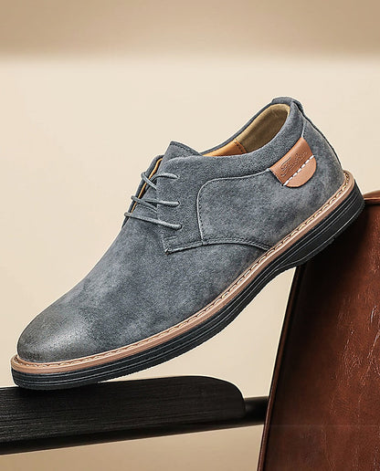 Valdemaro | Scarpe derby stringate con suola in gomma da uomo