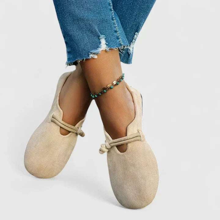 Lorena | Ballerine Donna Minimaliste Con Fascetta Annodata