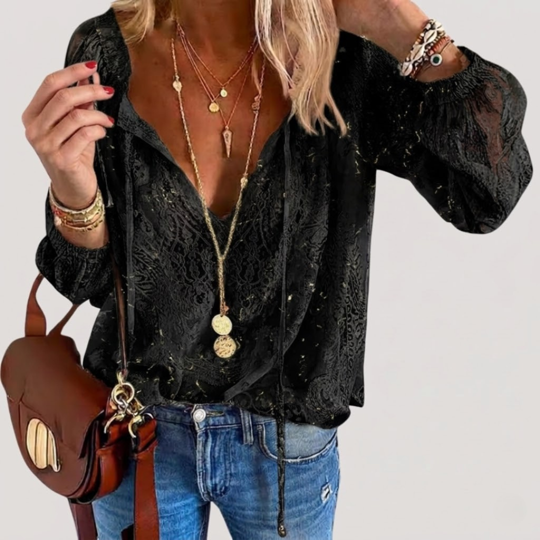 Millie | Blusa Donna Bohemien in Pizzo