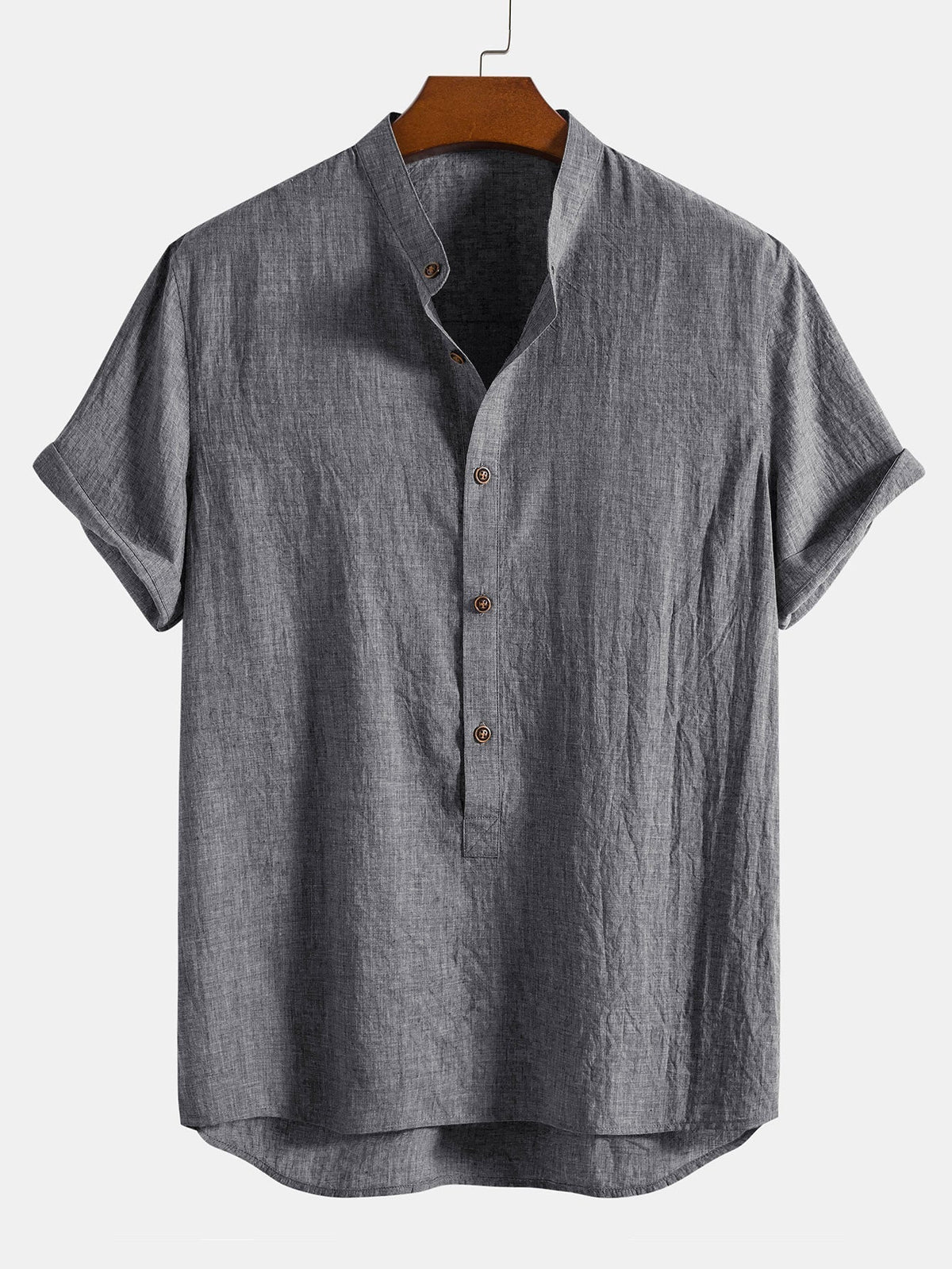 Damiano | Completo camicia a maniche corte e pantaloni con coulisse da uomo