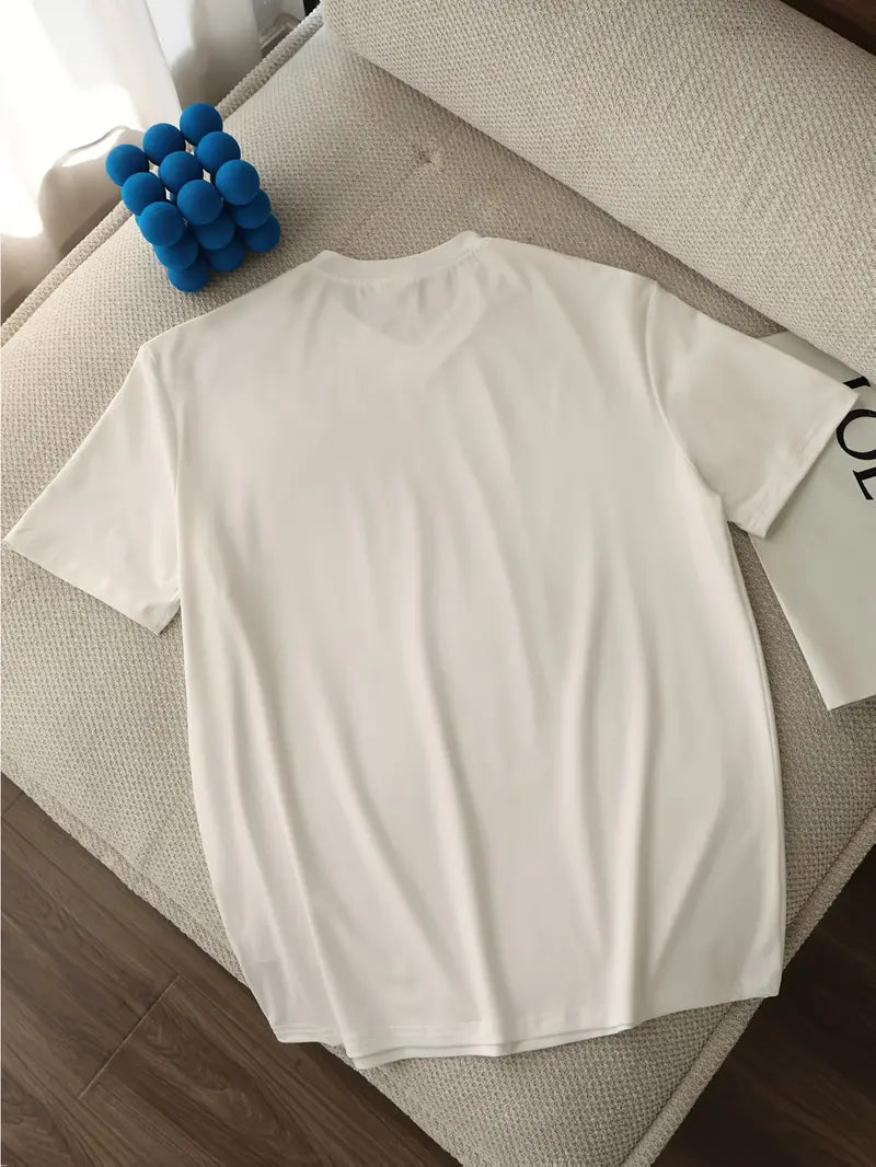 Bruno | T-shirt scollo a V a maniche corte da uomo