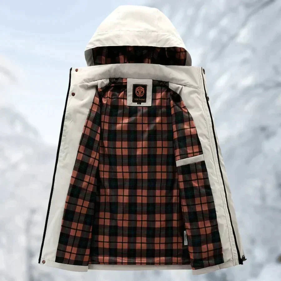 Aria | Giacca outdoor con cappuccio e tasche da uomo