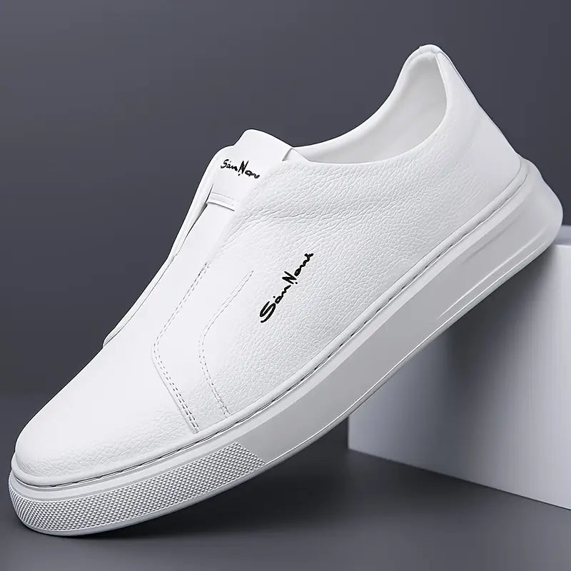 Ferdinando | Scarpe slip-on con suola bianca spessa da uomo