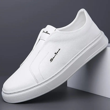 Ferdinando | Scarpe slip-on con suola bianca spessa da uomo