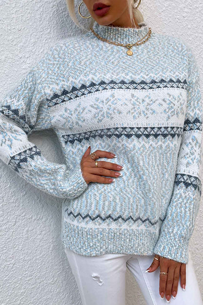 Fiamma | Maglione Fair Isle a girocollo per donna