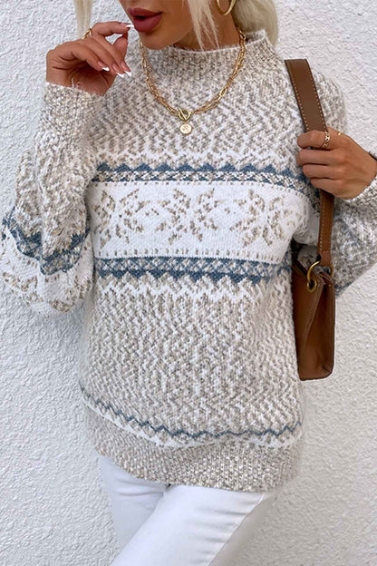 Fiamma | Maglione Fair Isle a girocollo per donna