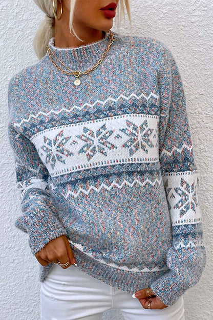 Fiamma | Maglione Fair Isle a girocollo per donna