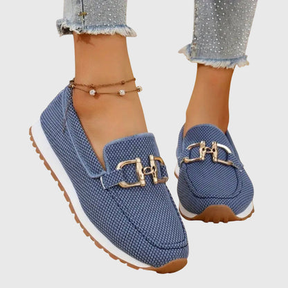 Brooke | Sneaker mocassino con dettaglio dorato per donna