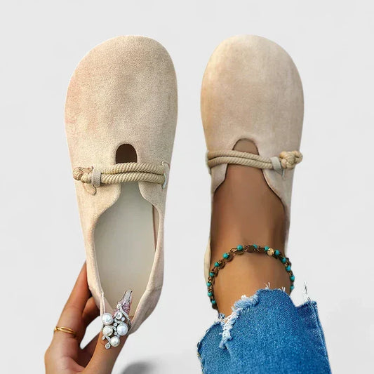 Lorena | Ballerine Donna Minimaliste Con Fascetta Annodata