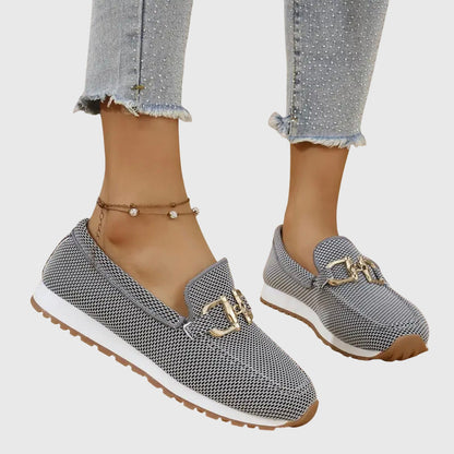 Brooke | Sneaker mocassino con dettaglio dorato per donna