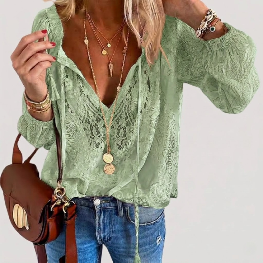 Millie | Blusa Donna Bohemien in Pizzo