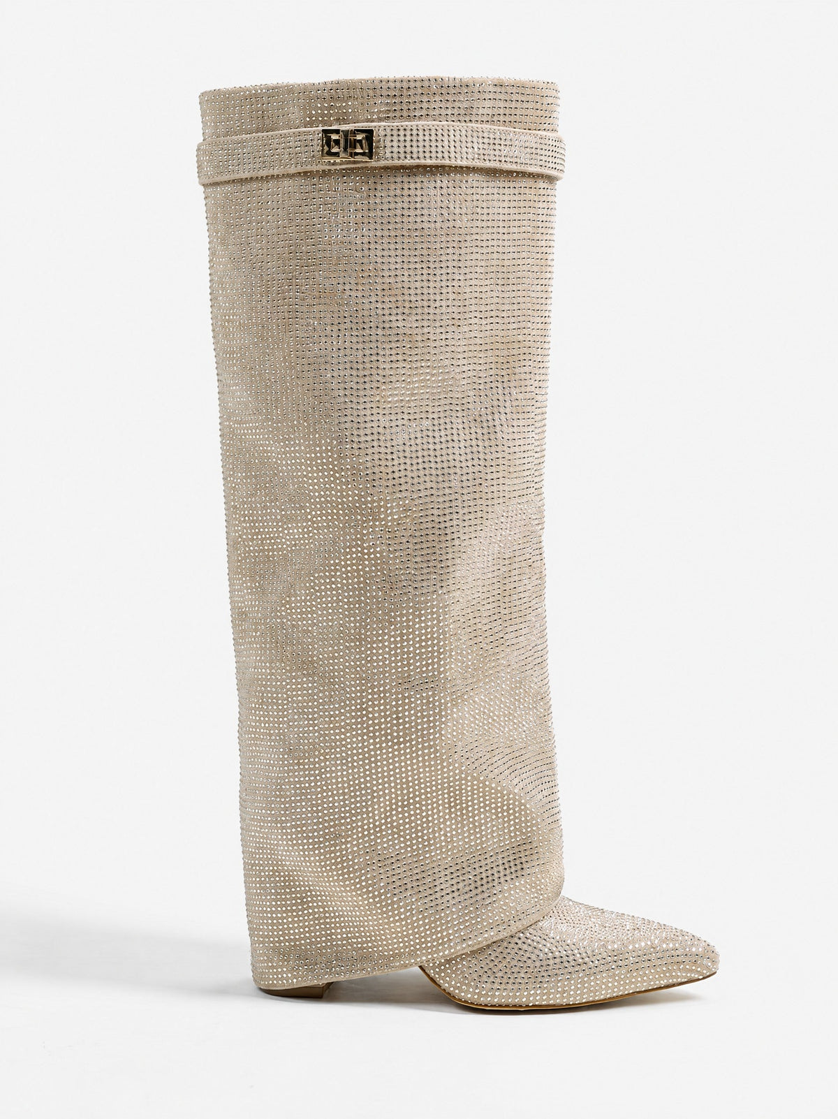 Fernanda | Stivali con paillettes e punta a stiletto per donna