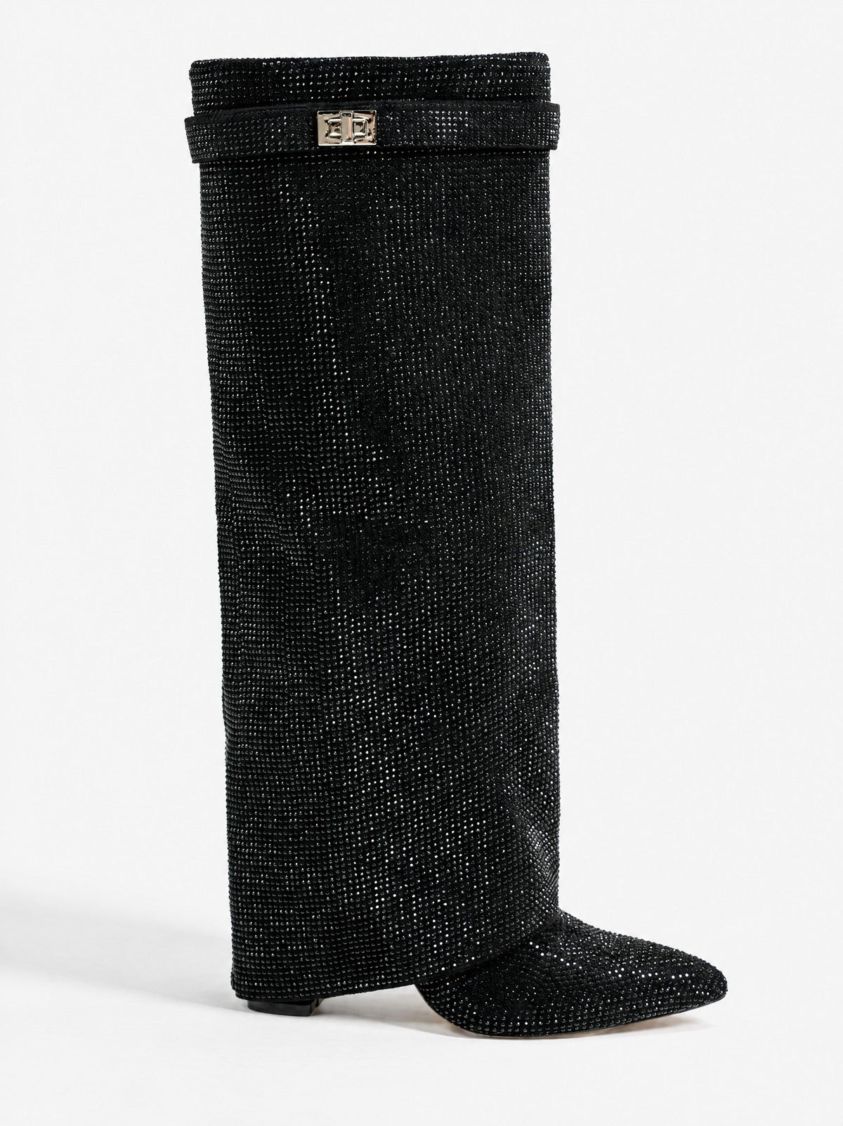 Fernanda | Stivali con paillettes e punta a stiletto per donna