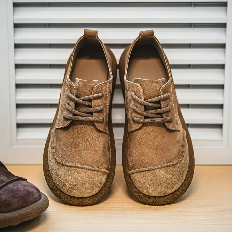 Vito | Scarpe basse stringate con punta tonda da uomo